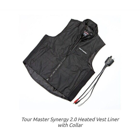 Tour Master Synergy 2.0 Heated Vest Liner with Collar  XL - Picture 1 of 10